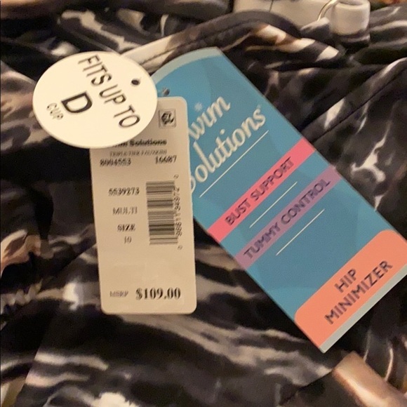 SWIM Solutions Coastal Plates Tiered Swimsuit - Picture 8 of 8